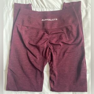 Alphalete Amplify Legging - Black Cherry Size Small!